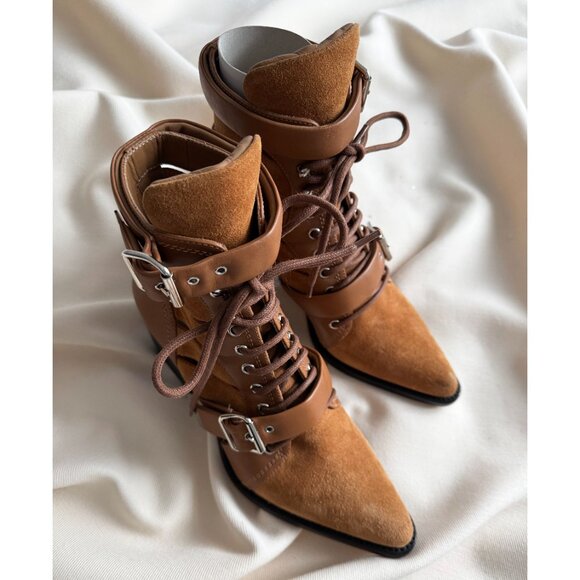 Chloe Rylie Boots in Tan Suede, size 41 - Picture 11 of 13